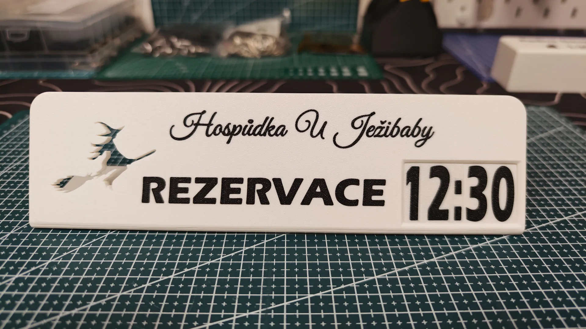 Prototype of the reservation sign