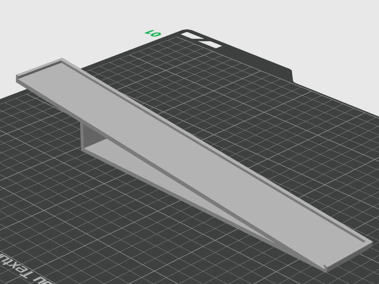 3D design of the name card stand